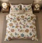 Simple Home 120TC Floral Queen Bedsheet 88x96inch Multicolor