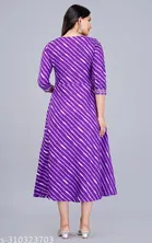 Rayon Kurti for Women, Purple 