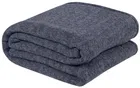 Alaqsa Polar Fleece Double Blanket 1.3kg 230x230cm Charcoal Grey