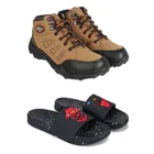 Combo of Casual Shoes with Sliders for Men 