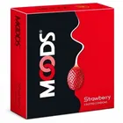 Moods 4-in-1 Condom Combo Pack Strawberry, Chocolate, Dotted & Climax Delay [3 Sheets Each, Pack of 12 Condoms]