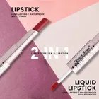 Seven Seas 2 in 1 Full Coverage Lipstick, Rose, 3 ml