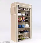 6 Shelves Metal Collapsible Shoe Rack 