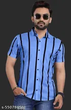 Lyrca Printed Shirt for Men 