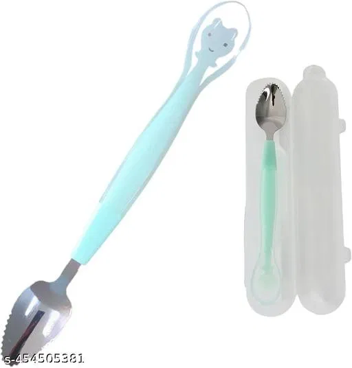 Double Side Spoon,Cutter Spoon,Steel Spoon ,Silicone Spoon
