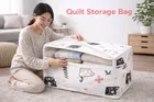 Meow Quilt Storage Bag Dust& Moisture Proof 58*40*22 Cm