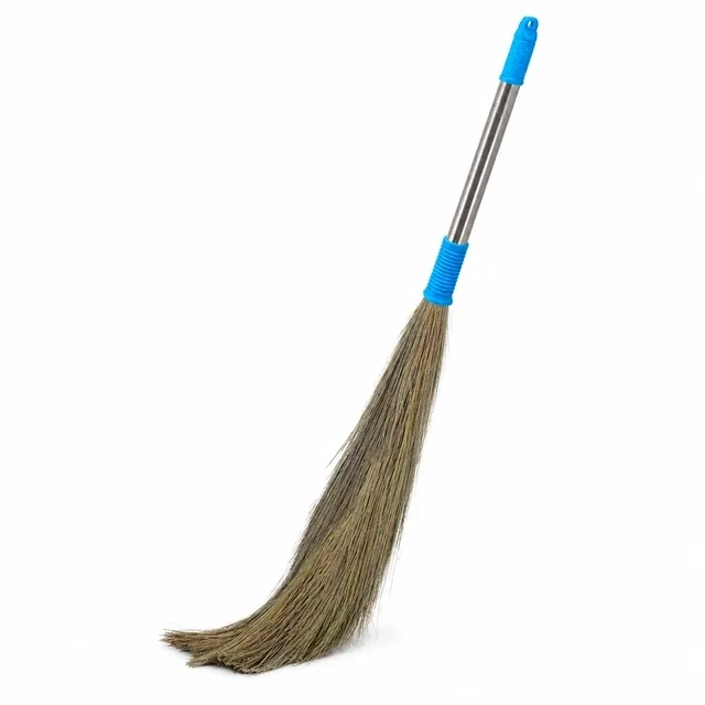 Shagun Steel Pipe Grass Broom (Pack of 1)
