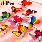 Plastic LED 3D Butterfly Wall Stickers 