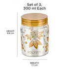 Crest Printed Container 3pc Set 300 ml 