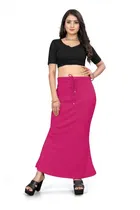 Lycra Solid Saree Petticoat for Women 
