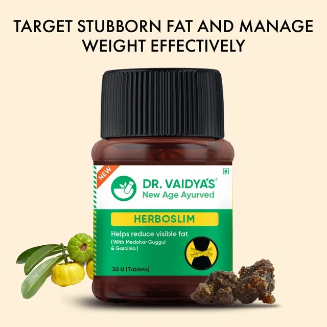 30 Pcs Herboslim Tablets For Weight Management | Improves Metabolism | Supports Natural Detoxification