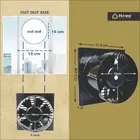 Hewa Onyx 6 inch Ventilation fan exhaust fan pure copper motor 150 mm Exhaust Fan 