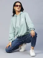 Women's Oversized Hooded Sweatshirt 