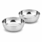 TerraHome Steel Bowl 250ml Combo Set of 4
