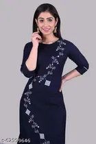 Rayon Printed Kurti for Women 