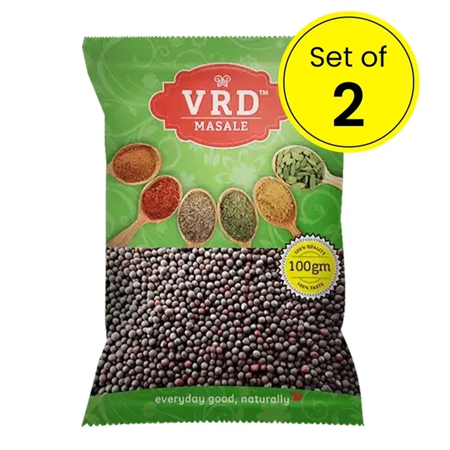 VRD काली सरसो 2X100 g (सेट ऑफ़ 2)