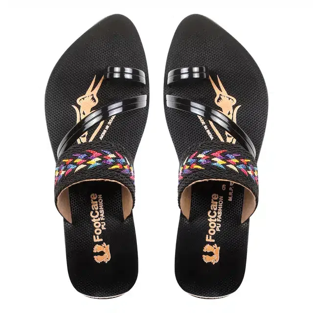 Flats for Women (Black, 4)