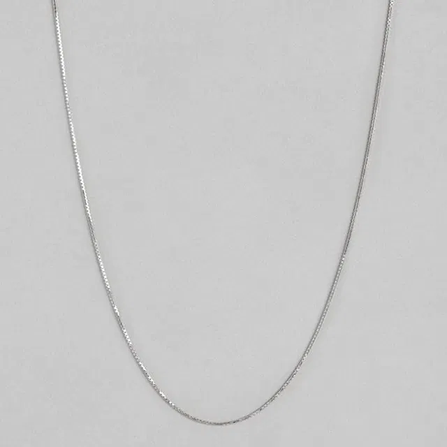 Brass Chain for Women (Silver)