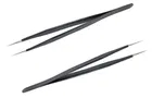 Stainless Steel Insulated Straight Tweezer for Electronics Repair 