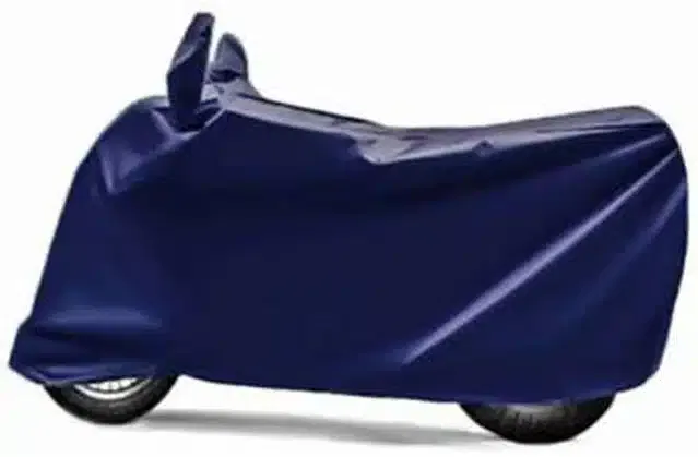 Waterproof & UV Protection Polyester Full Body Cover for TVS iQube Electric Bike (Blue)