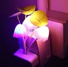 Mushroom Shape Automatic Off/On LED Magic Night Lights (Multicolor)