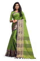 Cotton Embellished Saree for Women 