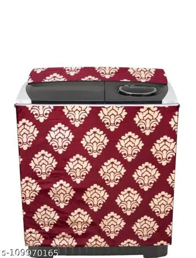 Polyester Washing Machine Cover (Multicolor)