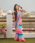Women's Saree with Unstitched Blouse 