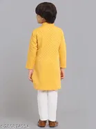 Cotton Blend Kurta with Pyjama for Boys 