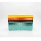PARIKSHIT Plastic 4 pcs Multicolour basket, Pack of 4