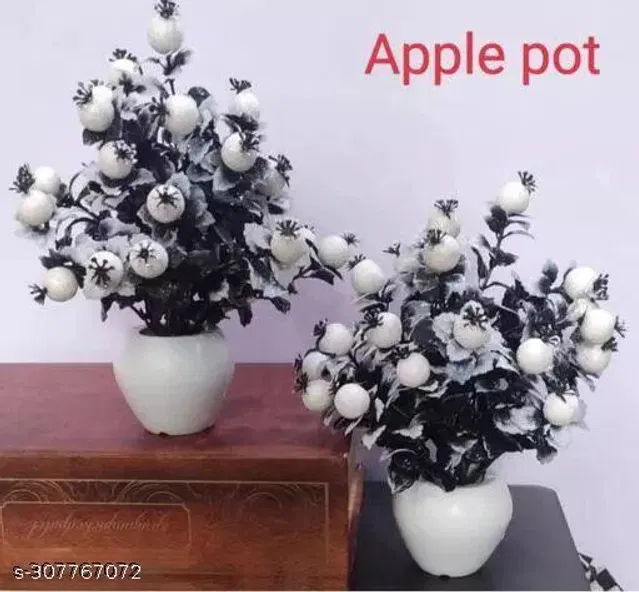 Plastic Artificial Flower (Multicolor, Pack of 2)