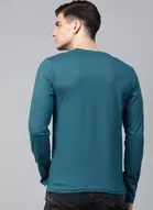 Cotton Blend T-shirt for Men, Rama Green 