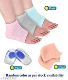 Combo of Moisturizing Gel Heel Socks, Heel Pad with Heel Protector Insole Cups 