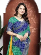 Georgette Bandhini Saree for Women 