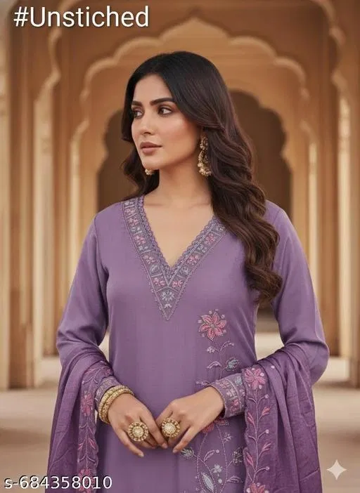 Silk Blend Punjabi/All Over Suits for Women (Multicolor, 6.25 meter (L)