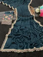 Chiffon Woven Design Saree for Women 
