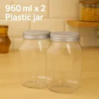 ALL TIME 2 Pcs Plastic Jar 