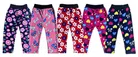 Fleece Printed Tights for Girls (Pack of 5) (Multicolor, 0-3 Months)