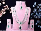 Necklace Set for Women, Green, Free Size