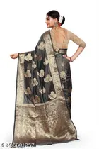 Organza Zari Woven Saree for Women 