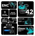 Dubstep Buzz X3 Wireless Earbuds [Black]
