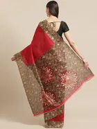 Mysore Silk Printed Saree for Women 