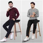 Round Neck Printed T-Shirt for Men 