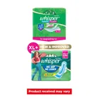 विसपर अल्ट्रा सेनेटरी पैड्स एक्स्ट्रा लार्ज प्लस विंग्स 15 यूनिट्स