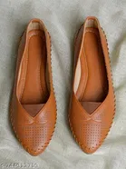 Shoetopia Brown Ballerinas 