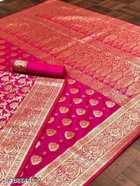 Banarasi Silk Zari Woven Saree for Women 
