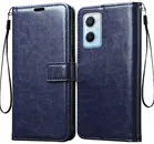OPPO A96 Artificial Leather Mobile Flip Cover 