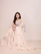 Silk Woven Design Saree for Women, Orange 