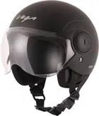 VEGA Atom Motorbike Helmet, Dull Black, Pack of 1, Size M