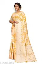 Cotton Zari Woven Saree for Women 